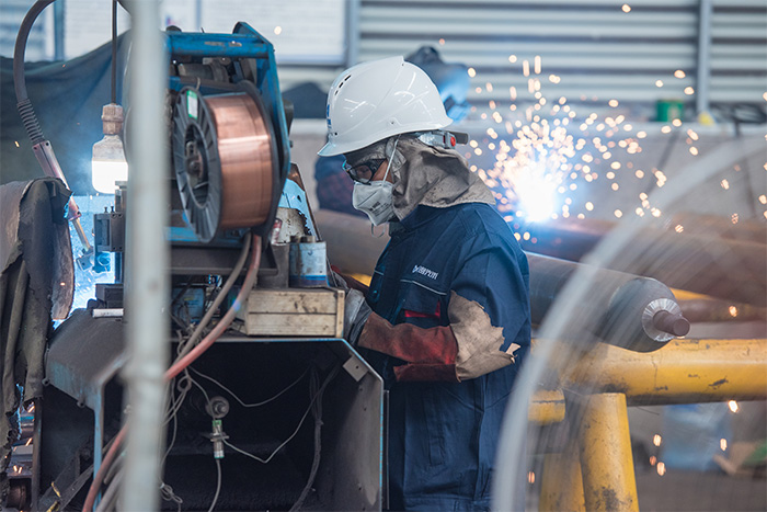 凯里网架焊接车间